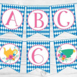 Mad Tea Party Banner Alice In Wonderland Birthday Banner Printable