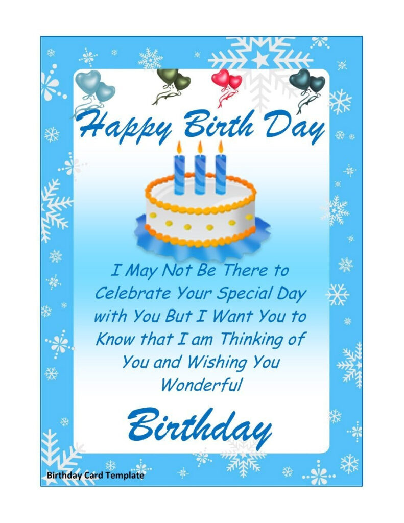 Make Your Own Printable Birthday Cards Online Free Free Printable
