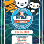 Octonauts Birthday Party Octonauts Invitation Template Octonauts