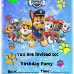 Paw Patrol Birthday Party Invitations Paw Patrol Birthday Invitations