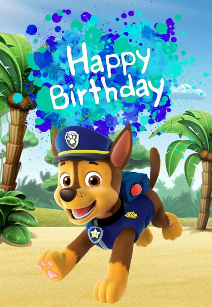 Paw Patrol Printable Birthday Cards PRINTBIRTHDAY CARDS In 2020 Paw 