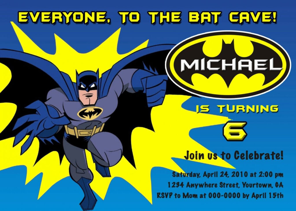 Pin On Batman Birthday