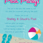 Pool Party Free Online Invitations Pool Party Invitations Pool Party