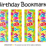 Printable Birthday Bookmarks Free Printable Bookmarks Bookmarks