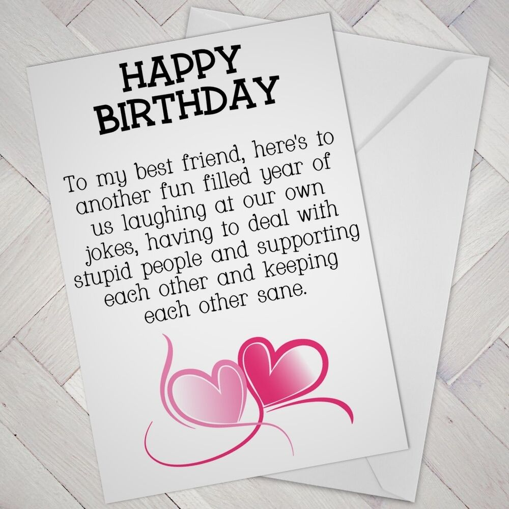 Printable Birthday Cards For Best Friend Girl Printable Birthday Cards