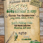 Printable FISHING BIRTHDAY INVITATION By GlitterAndShineShop Fishing
