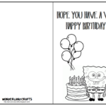 Printable Folding Birthday Cards