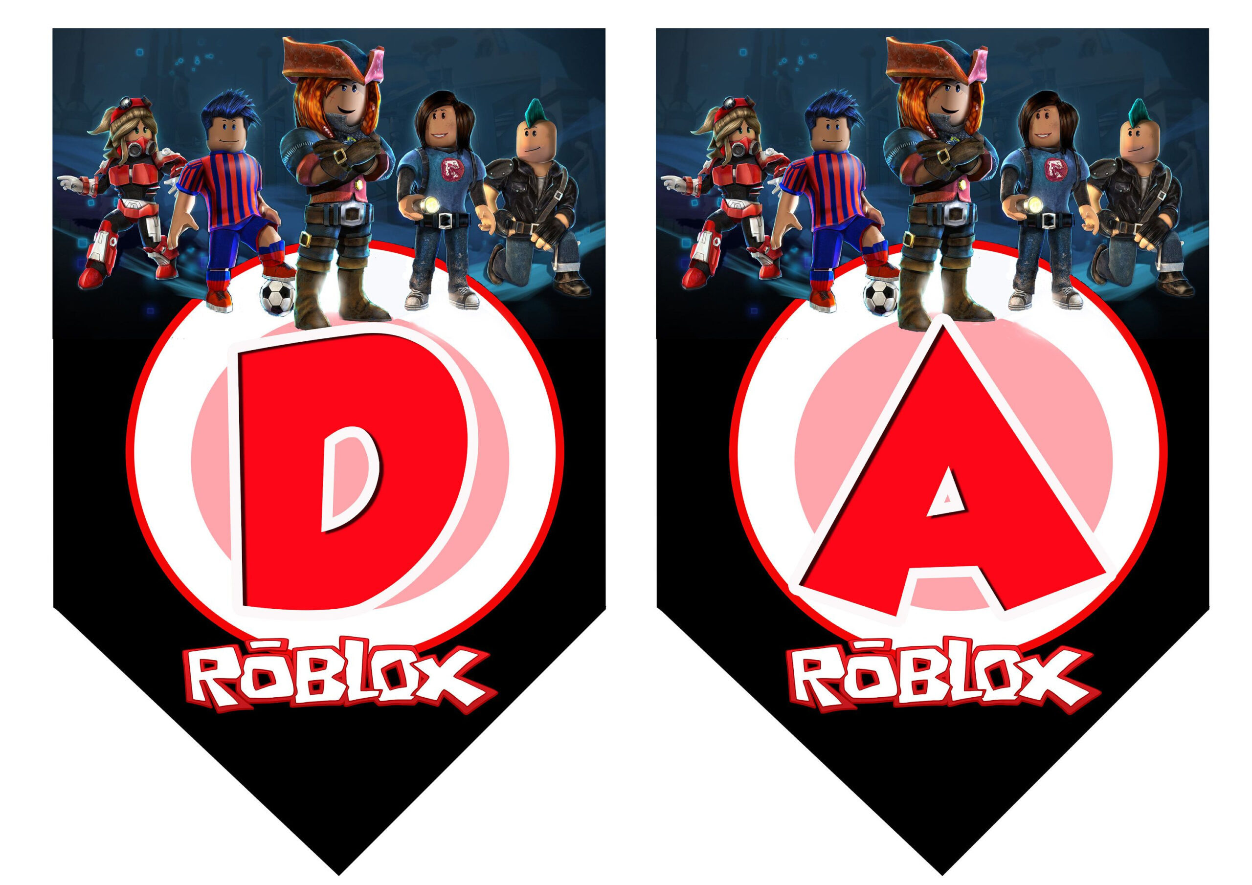 Roblox Banner Robloxroblox Birthdayroblox Partyroblox Birthday Banner