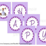 Sofia the First Birthday Banner Printable Free Birthday Banner Free