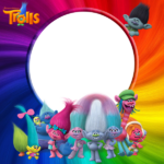 Trolls PNG Transparent Frame Fiesta De Cumplea os Trolls Crear