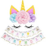 Unicorn Happy Birthday Banner 2 Project Party
