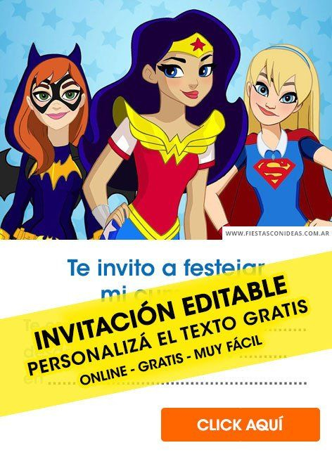 Wonder Woman Invitation Template Awesome 21 Free Dc Super Hero Girl 