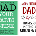 10 Best Printable Birthday Cards For Dad Printablee