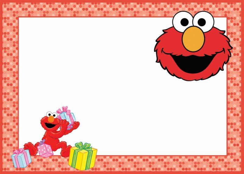 12 Printable Elmo Invitations Children s Favorite Birthday Theme 