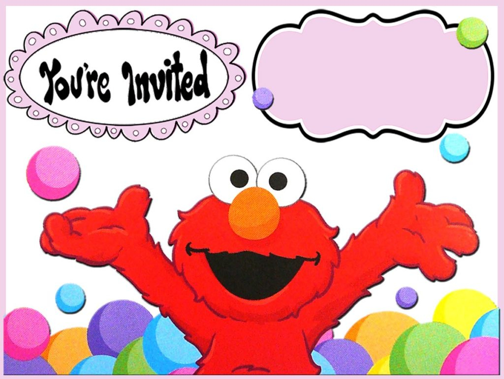 12 Printable Elmo Invitations Children s Favorite Birthday Theme 