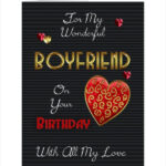 5 Boyfriend Birthday Card Designs Templates PSD AI