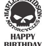 6 Harley Davidson Printable Birthday Cards free PRINTBIRTHDAY CARDS