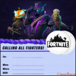 8 Fortnite Invitation Templates For Epic Party Invitation World