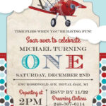 Airplane Birthday Party Invitation Airplane Birthday Party Planes