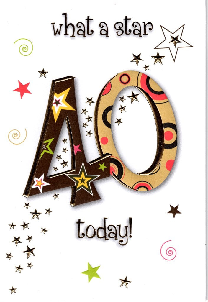 AMSBE Free Funny Personalised 40th Birthday Cards ECards