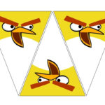 Angry Bird Yellow Banner Free To Use Free To Share