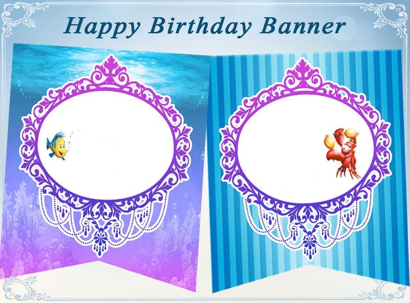 Banner Print One For Each Letter Pancarta De Cumplea os Banderas 