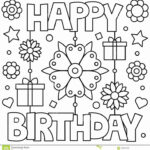 Birthday Card Coloring Page Lovely Birthday Printables Color Worksheet