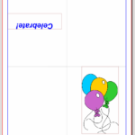 Birthday Card Template Foldable HQ Template Documents