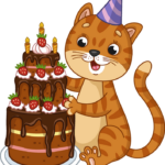 Birthday Cat Clipart Free Download Transparent PNG Creazilla