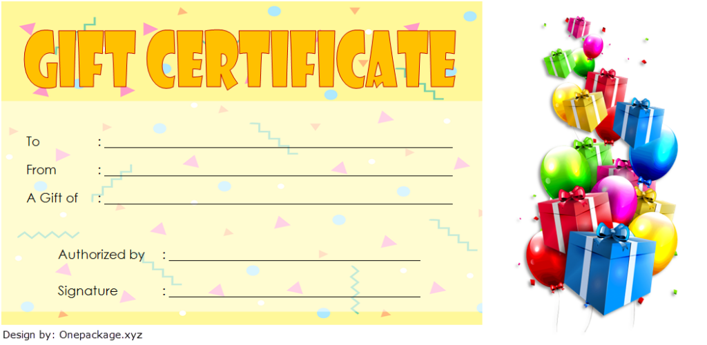 Birthday Gift Certificate Template Free Printable 2 Gift Certificate 