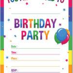 Birthday Party Invitations With Envelopes 15 Count Anniversary C
