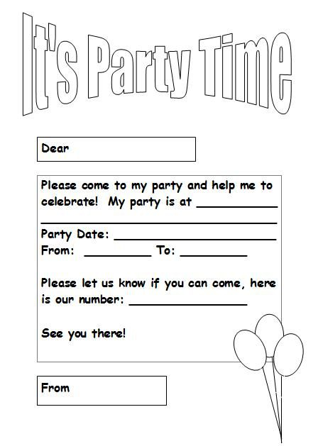 Black and White Party Invitations Printable Free Printable Birthday 