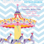 Carousel Birthday Invitations Bagvania FREE Printable Invitation Template