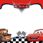 Cars Invitation Template Cars Birthday Invitations Disney Cars