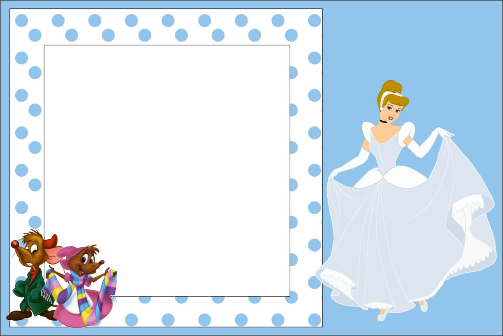 Cinderella Birthday Party Free Printable Invitations Oh My Fiesta 