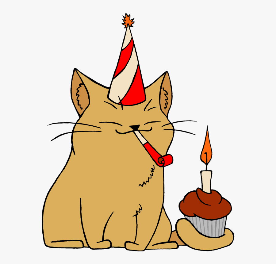 Clip Art Cat Birthday Clip Art Cat With A Birthday Hat Png Free 