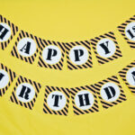 Construction Birthday Party Printables And Invitation