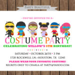 Costume Party Birthday InvitationGirls Halloween By PartyBeautiful 14