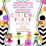 Costume Party Invitation Templates Free Etiquetas De Cumplea os