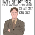 Dwight Schrute Funny Birthday Card The Office TV Show Greeting Card