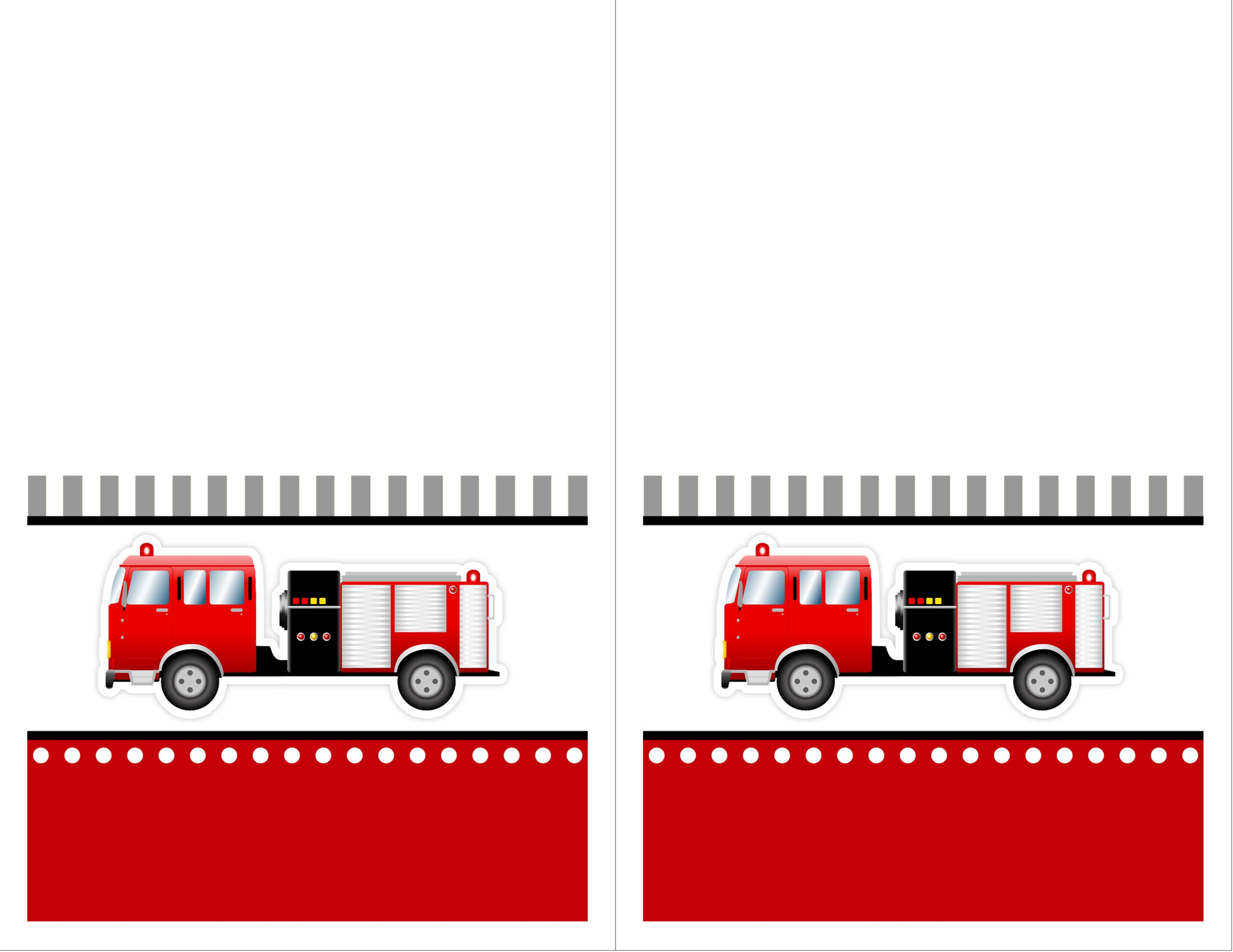 Fire Truck Birthday Party With FREE Printables How To Nest For Less