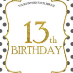 FREE 13th Birthday Invitations Templates Download Hundreds FREE