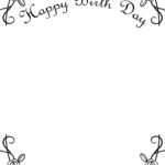FREE Black And White Birthday Invitation Templates Birthday
