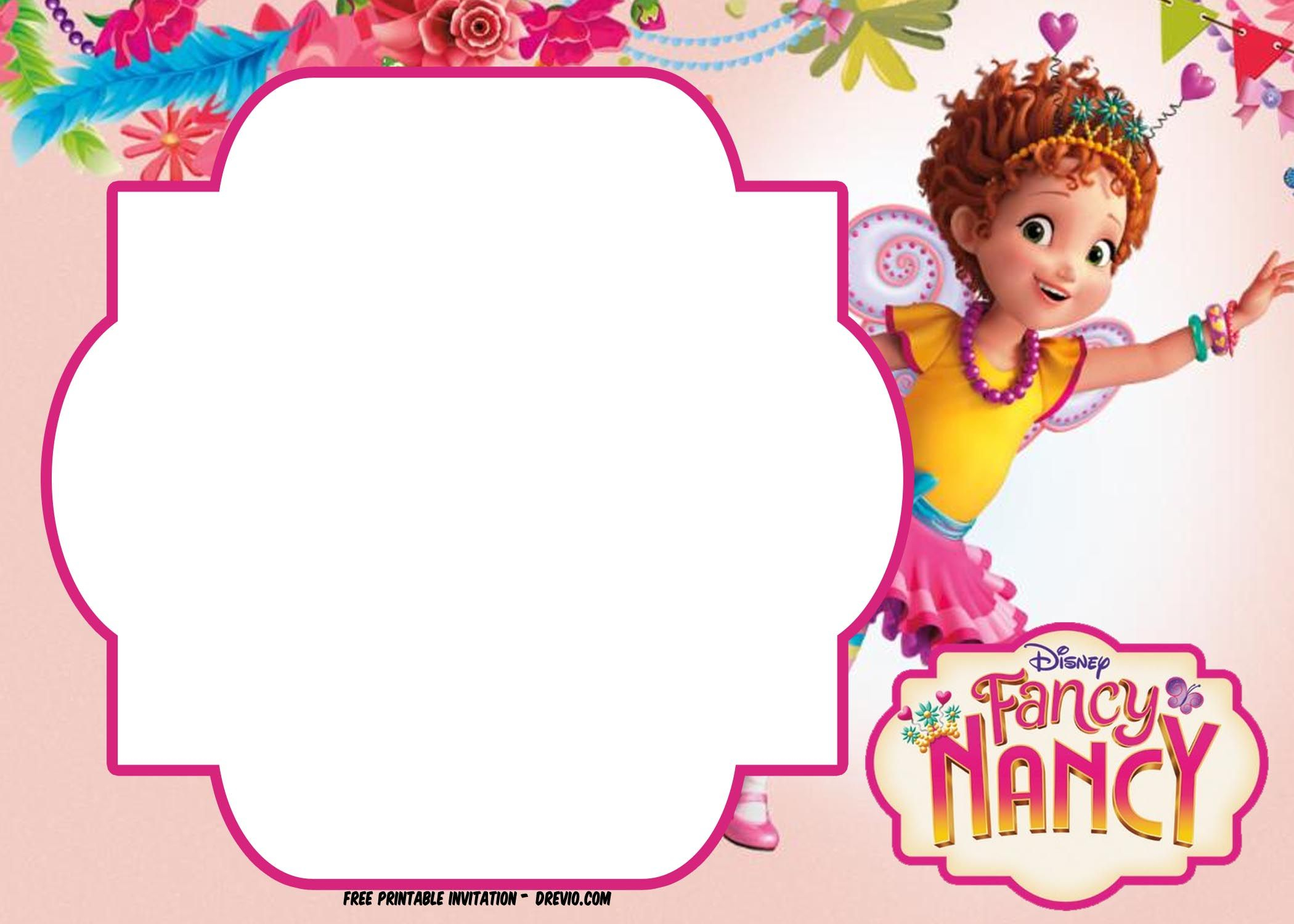 FREE Fancy Nancy Invitation Templates UPDATED Fancy Nancy Free