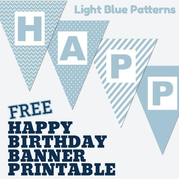 Free Happy Birthday Banner Printable 17 Unique Banners For Your Party 