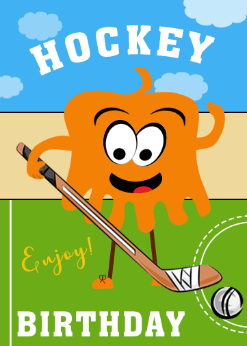 FREE Hockey Birthday Card For Sports Lovers Crazecards