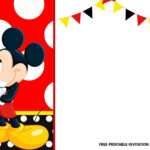 FREE Mickey Mouse Birthday Invitation Templates Latest Mickey Mouse