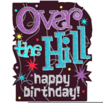 Free Over The Hill Birthday Clipart Free Images At Clker Vector