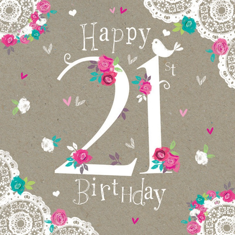 Free Printable 21st Birthday Cards For Her FreePrintableTM 