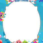 FREE Printable Baby Shark Birthday Invitation Templates
